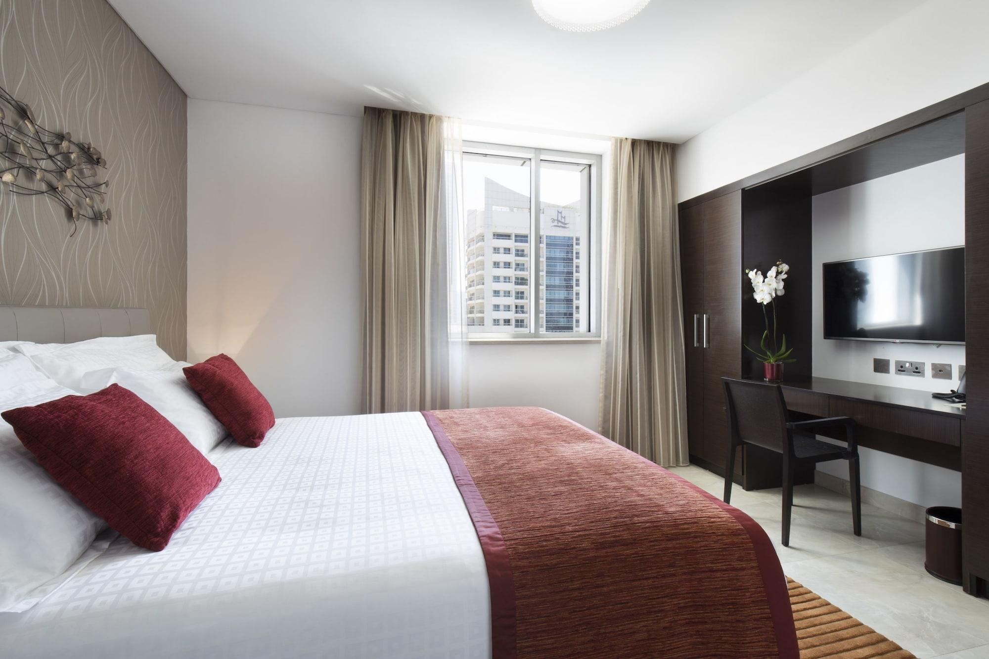 La Verda Suites And Villas Dubai Marina Exterior foto A bedroom at the hotel